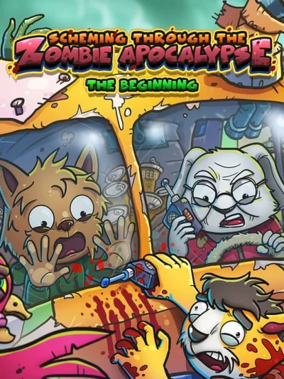 Scheming Through The Zombie Apocalypse: The Beginning box art