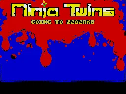 Ninja Twins - Going to Zedeaks box art