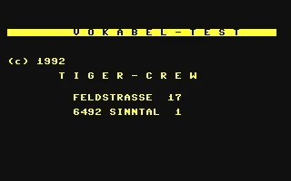 Vokabel-test box art