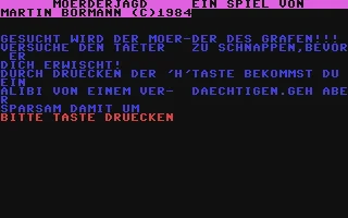 Mörderjagd box art