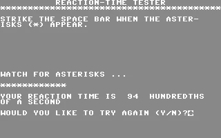 Reaction-time Tester box art