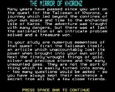 Mirror Of Khoronz box art