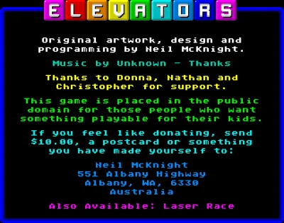 Elevators box art