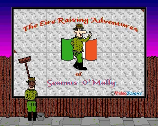 Eire Raising Adventures Of Seamus O'mally, The box art
