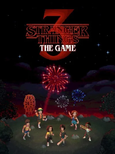 Stranger Things 3: The Game box art