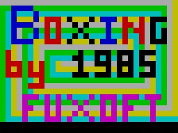 Boxing box art