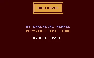 Bulldozer box art