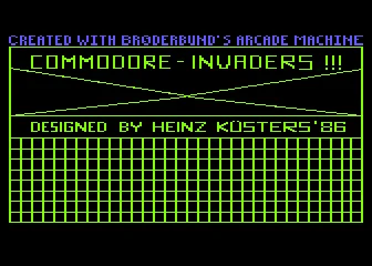 Commodore Invaders box art