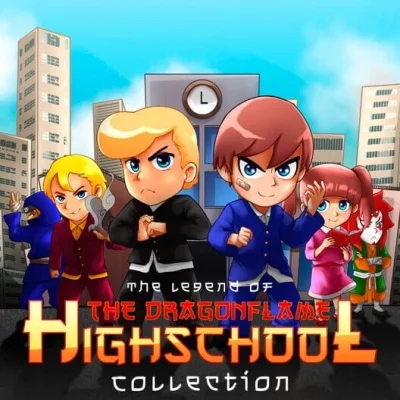 The Legend of the Dragonflame: Highschool Collection box art