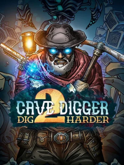 Cave Digger 2: Dig Harder box art