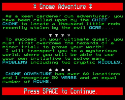 Gnome Adventure box art