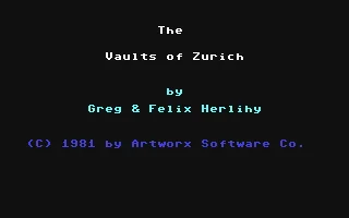 The Vaults of Zurich box art