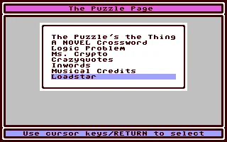 The Puzzle Page #099 box art
