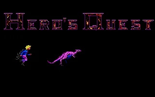 Hero's Quest - So You Want To Be A Hero box art