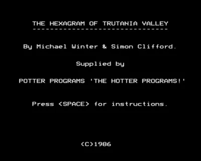 Hexagram Of Trutania Valley, The box art