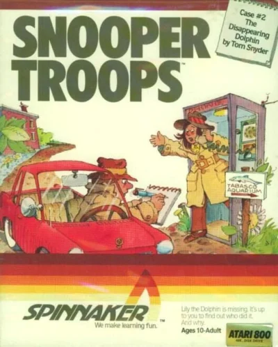 Snooper Troops: Case #2 - The Case of the Disappearing Dolphin box art
