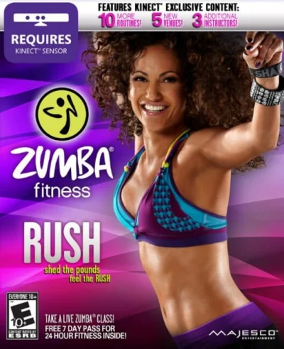 Zumba Fitness Rush box art