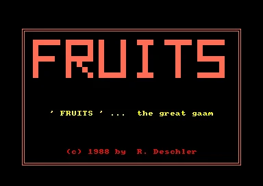 Fruits box art
