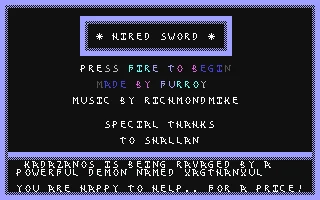 Hired Sword box art