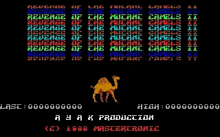 Revenge Of The Mutant Camels box art