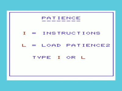 Patience box art