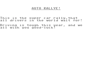 Auto Rallye! box art