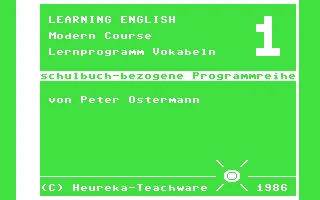 Learning English : Modern Course I box art