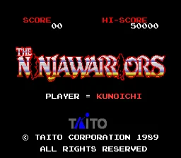 The Ninja Warriors box art