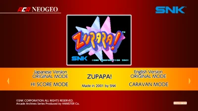 Aca Neogeo Zupapa! box art