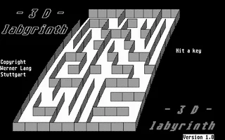 3D Labyrinth box art