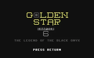 Golden Star 6 : The Legend of the Black Onyx box art
