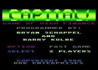 Capital! box art