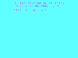 Multiplication and Division box art