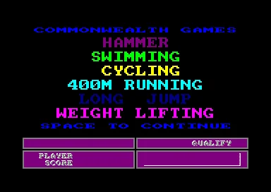 Commonwealth Games box art
