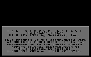 The Stroop Effect box art