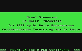 Nigel Stevenson : La Valle Incantata box art