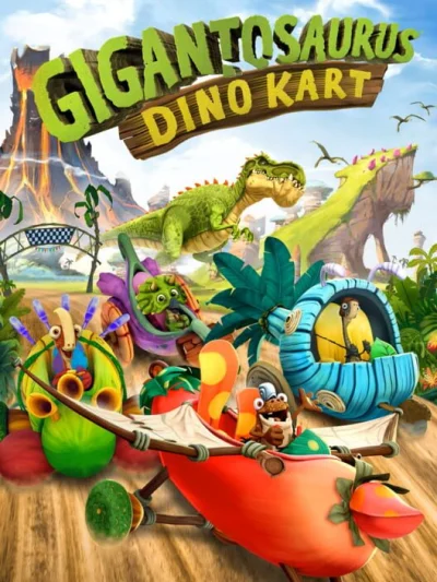 Gigantosaurus Dino Kart box art