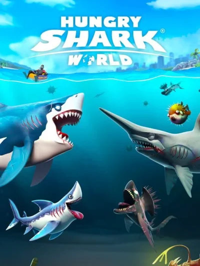 Hungry Shark World box art