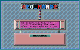 Géo Monde box art