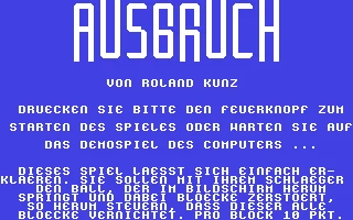 Ausbruch box art