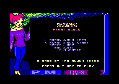 Platformer Medley First Block box art