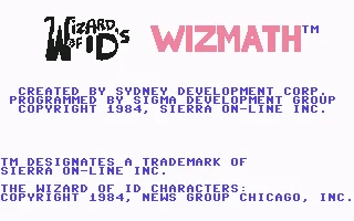Wizard of Id's Wizmath box art
