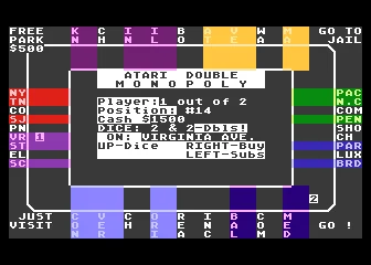 Atari Double Monopoly box art