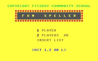 Fun Speller box art