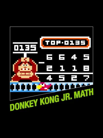 Donkey Kong Jr. Math box art