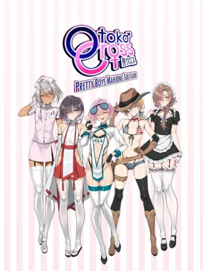 Otoko Cross: Pretty Boys Mahjong Solitaire box art