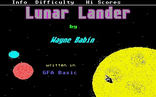 Lunar Lander box art