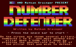 Number Defender box art