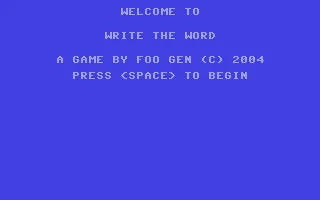 Write the Word box art