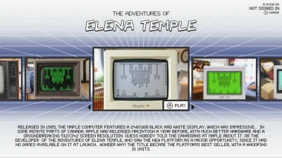 Adventures Of Elena Temple, The box art